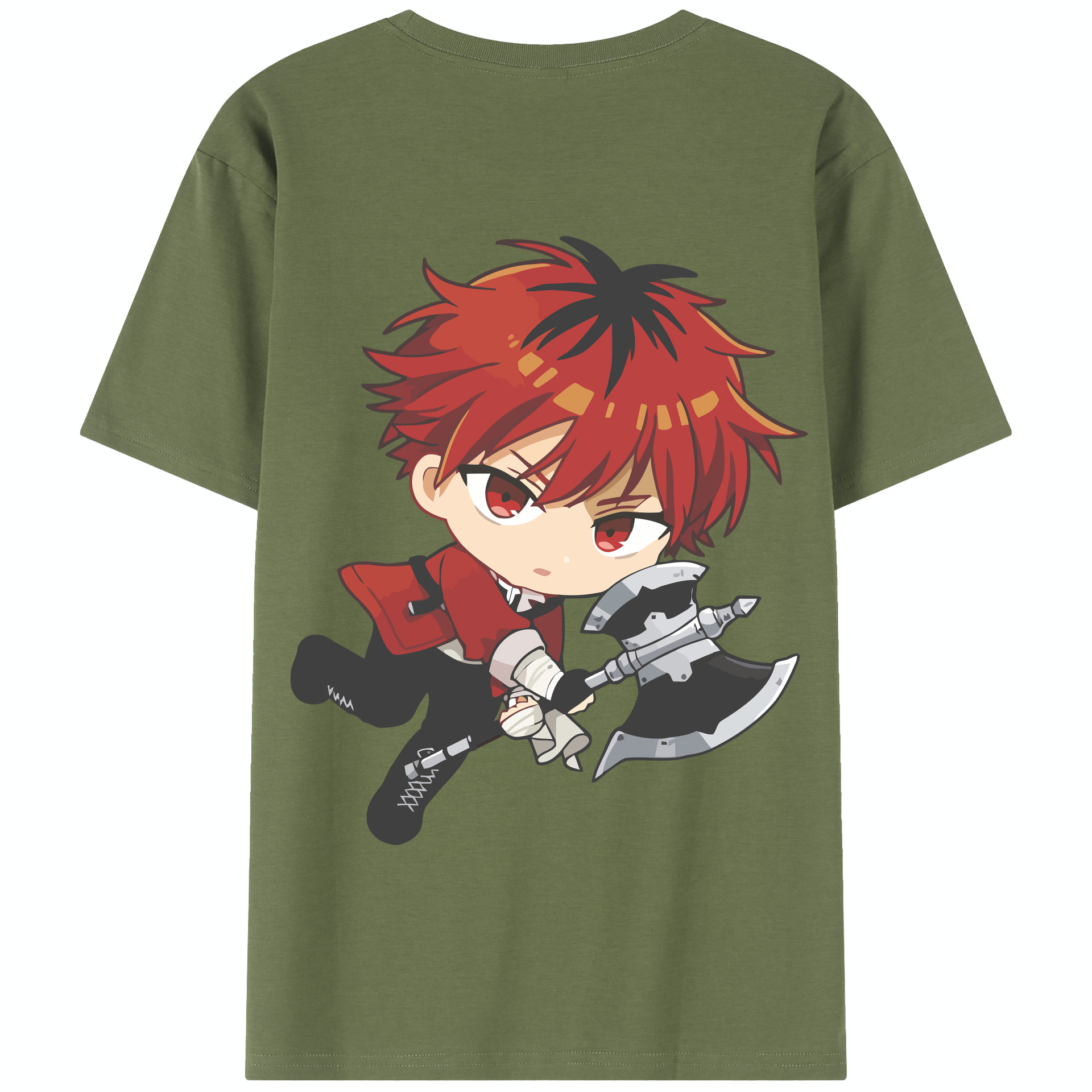 （画像用） 葬送のフリーレン Frieren 綿100％半袖Tシャツ（背面プリント）